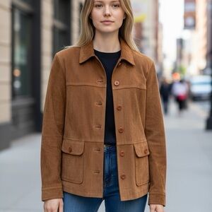 Coldwater Creek Tan Utility Jacket